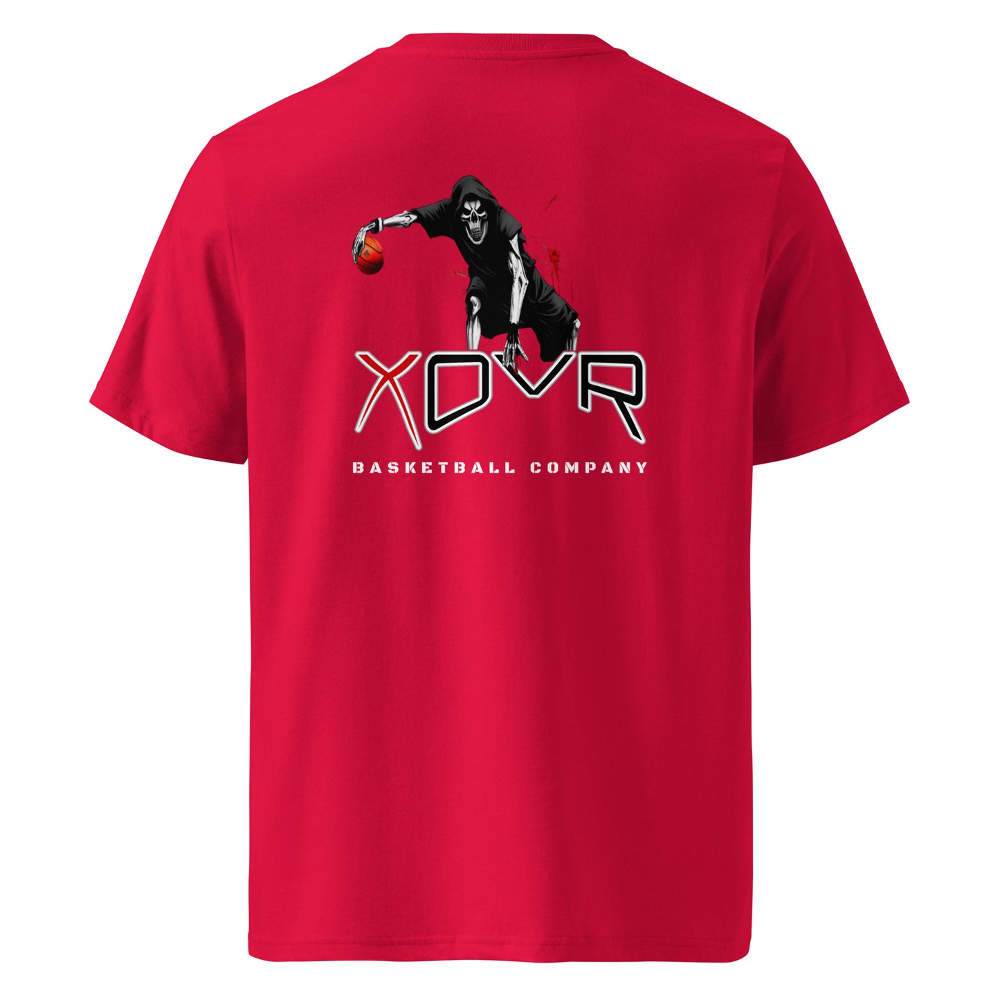 X'd up Reaper organic cotton tee - Red