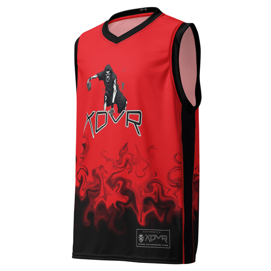 Heatin Up Basketball Jersey - Red