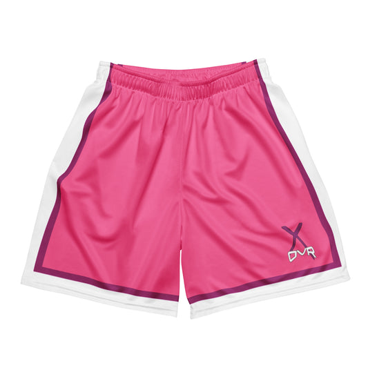 X'd up mesh shorts - Pink