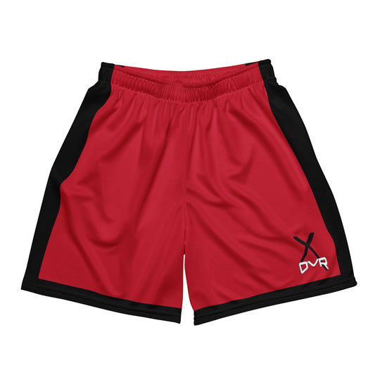 X'd up mesh shorts - Red/Black