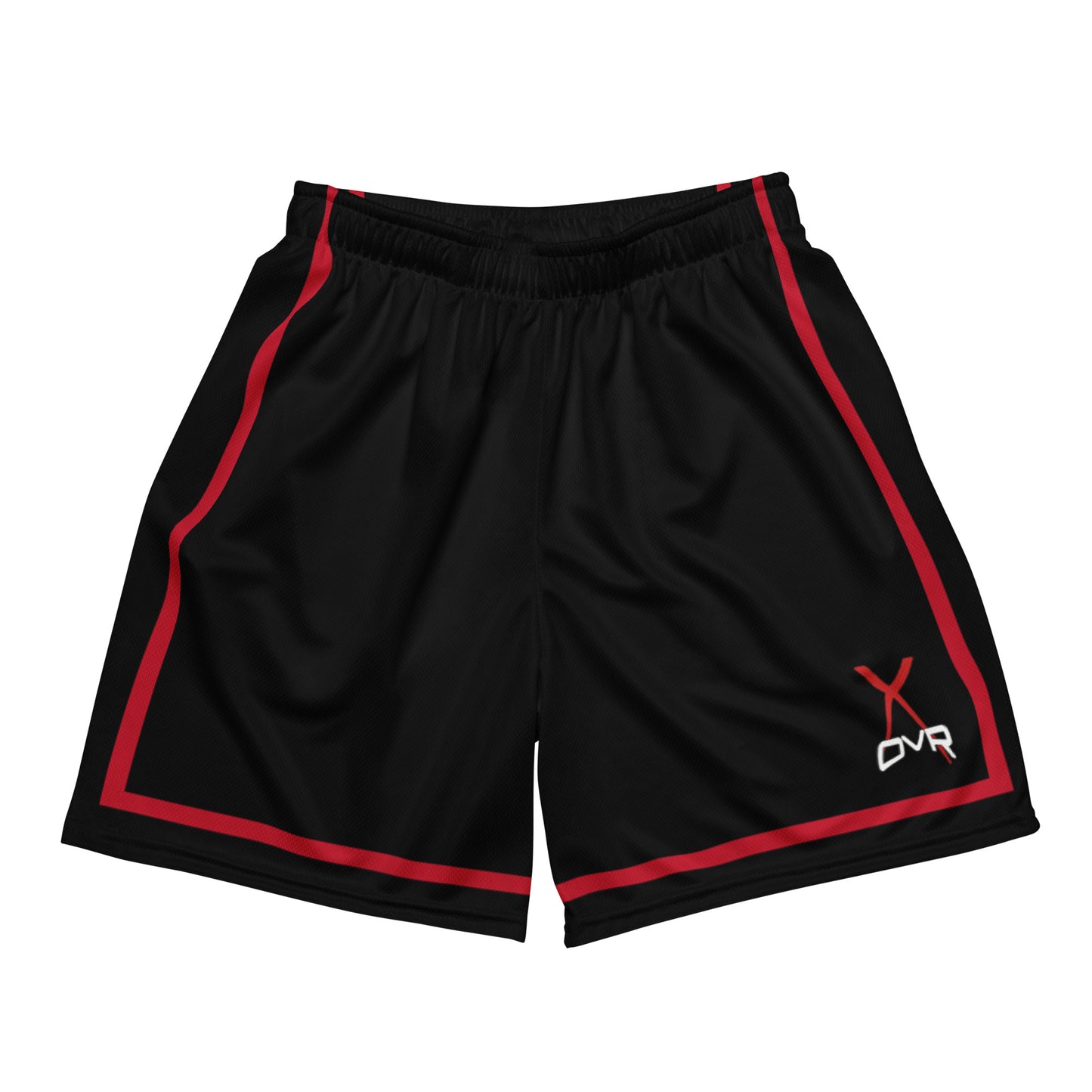 X'd up mesh shorts - Black