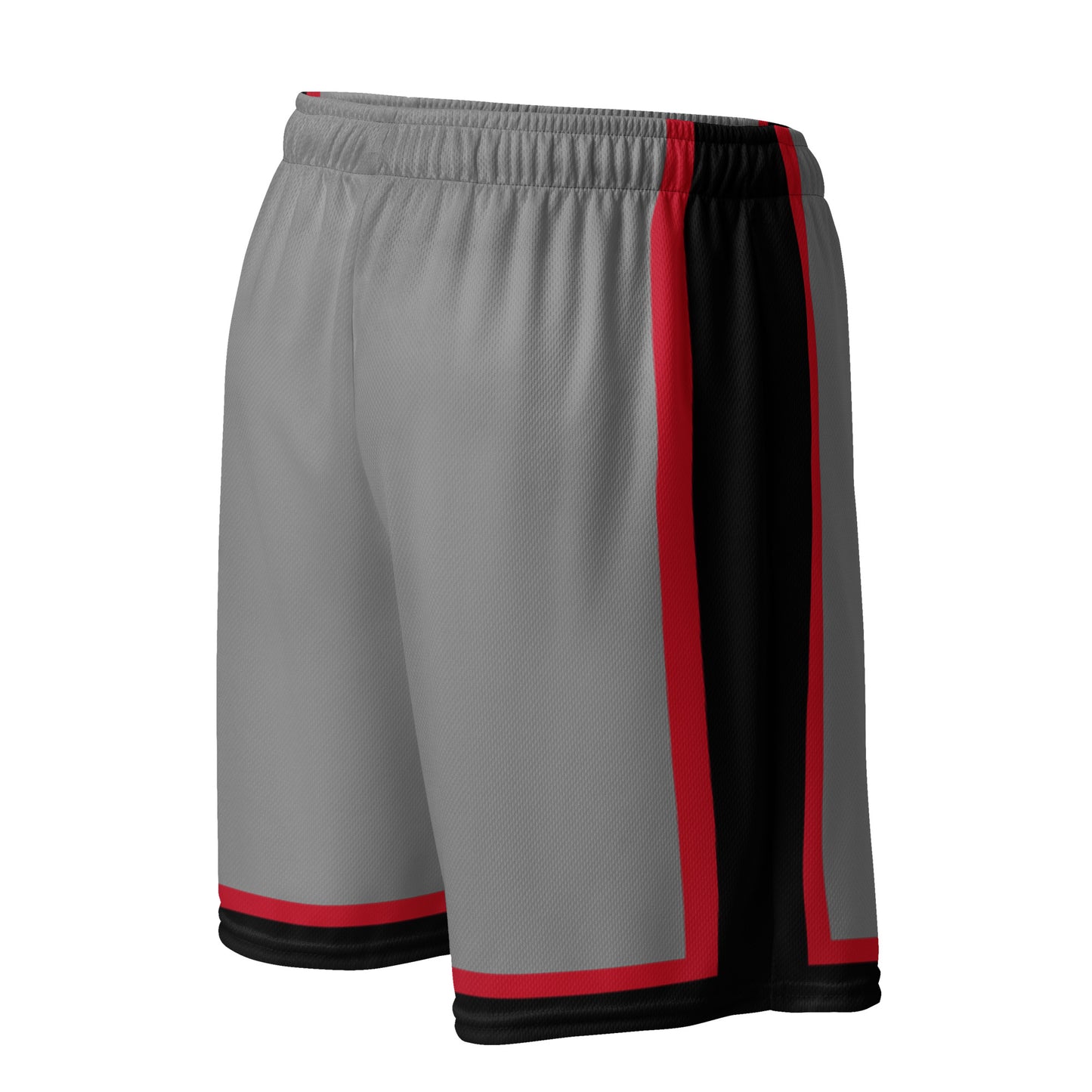 X'd up mesh shorts - Grey/Red