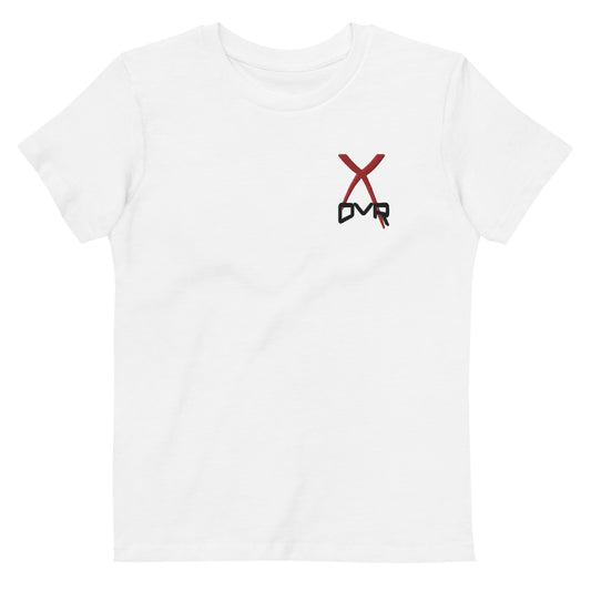 X'd up cotton kids t-shirt - White