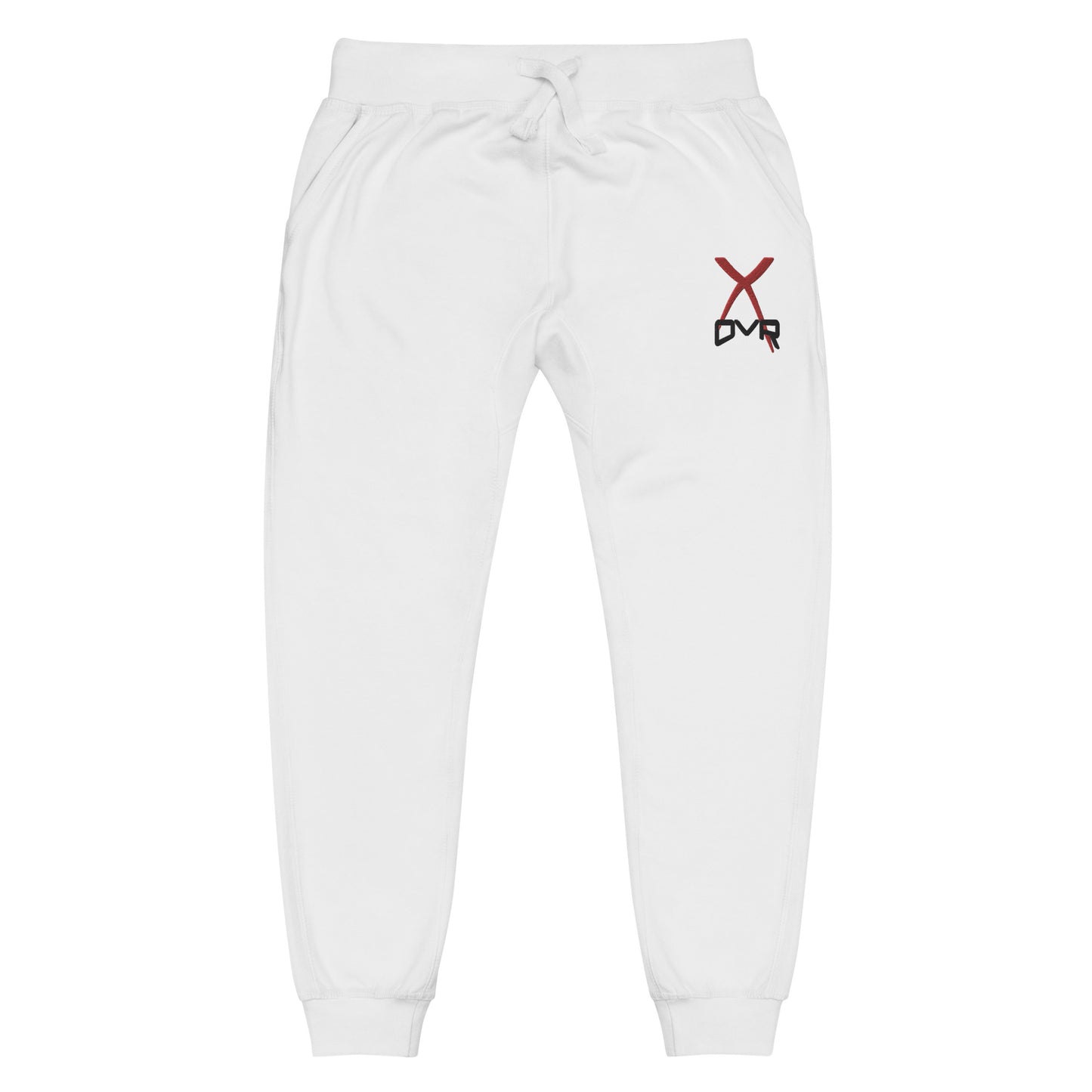 X'd up fleece sweatpants - White